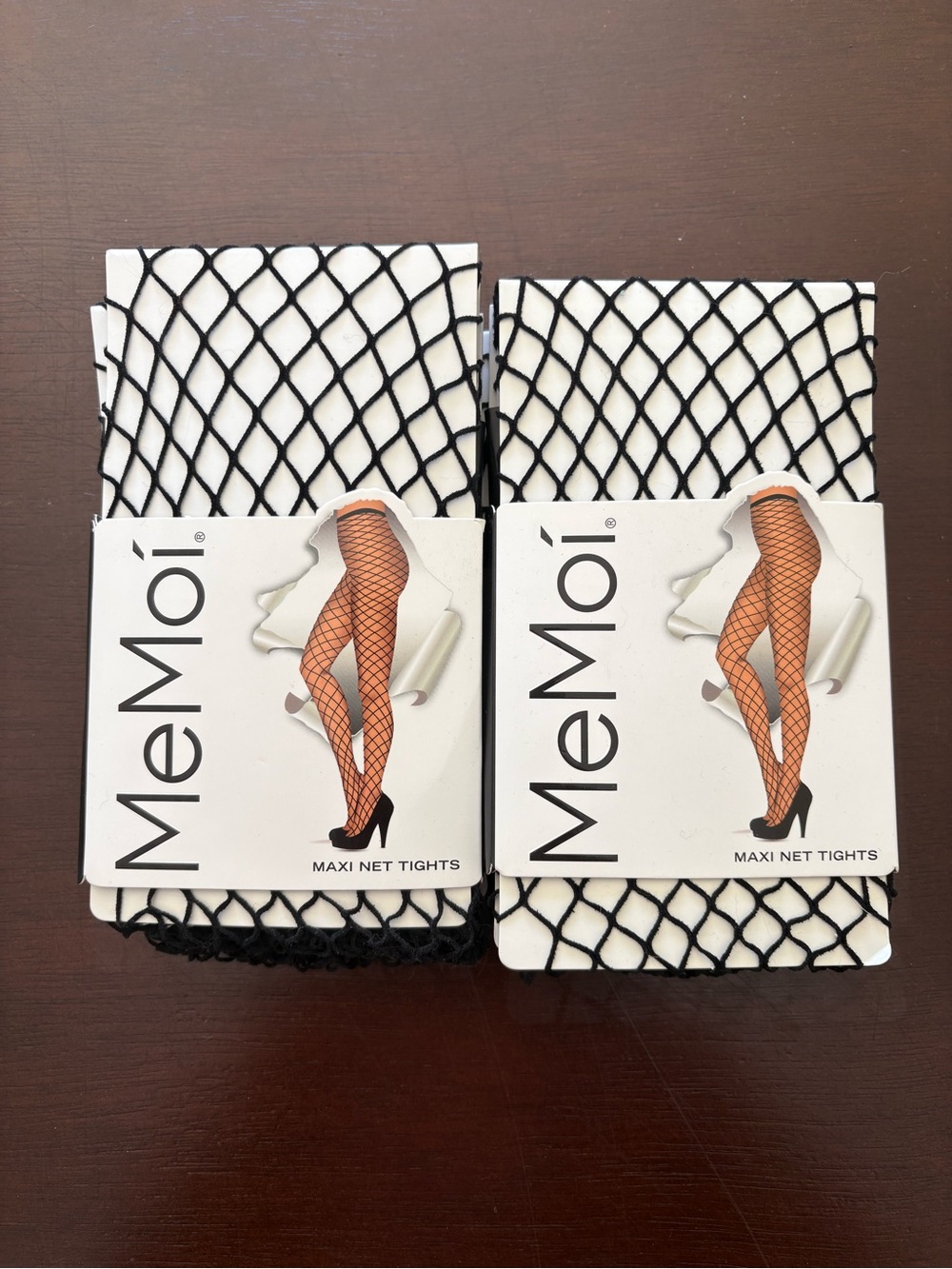 MeMoi Black Maxi Net Fishnet Tights